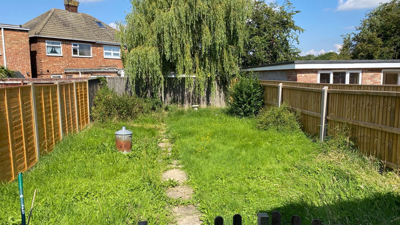 garden grass before