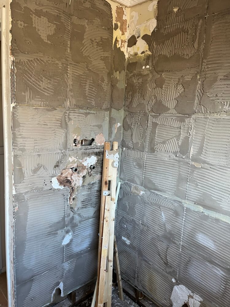 shower cubical after